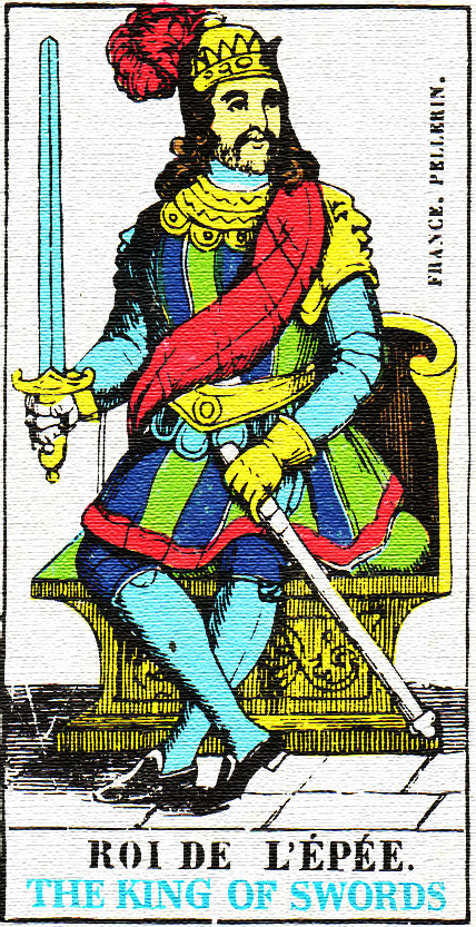Tarotová karta Král mečů